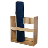 Natural Environment 4 Section Rug Holder