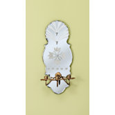Luna Tres Venetian Mirror Interior Three Light Wall Sconce