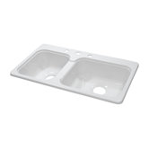 Deluxe 33" x 19" Kitchen Sink