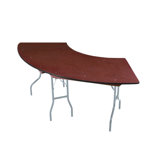 EV Series Serpentine Folding Table with Vinyl Edge