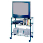 3-Shelf Media Cart