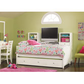 Lily Panel Bed in Eggshell White