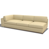 Jackson Armless Split Sofa
