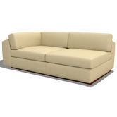 Jackson One Arm Love Sofa