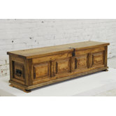 Mediterranean Trunk Coffee Table with Lift-Top