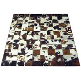 Checkerboard Haired Cowhide Rug