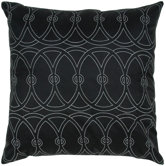 Silk Print Entangle Circle Pillow