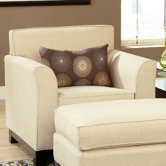 Clark Chair and Ottoman