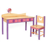 Magic Garden 24" W Writing Desk and Chair Set