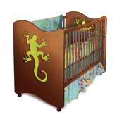 Little Lizards 2-in-1 Convertible Crib