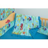 Tropical Seas 4 Piece Crib Bedding Set
