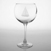 Sailboat 19 Oz Balloon Glass (Set of 4)