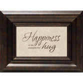 Happiness Is An Unexpected Hug Print Art