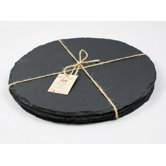 Welsh Slate Round 4 Piece Placemat Set