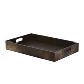 Chestnut Rectangular Serving Tray