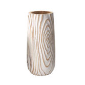 Washed Wood Grain Vase