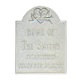 Dove and Heart Wedding Plaque