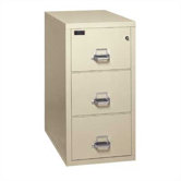 2-Hour Rated Three-Drawer Vertical Letter File