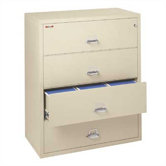 44" W Three-Drawer Lateral File
