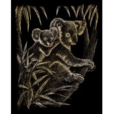 Koala Bears Art Engraving