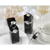 ''With This Ring'' Diamond-Ring Bottle Stopper