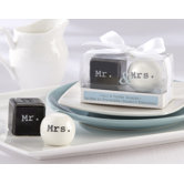 Mr. and Mrs. Ceramic Salt and Pepper Shaker