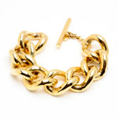 Classic Gold Link Bracelet