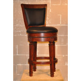 Monticello 30" Swivel Bar Stool in Burnished Cherry