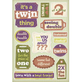 Cardstock Stickers Seeing Double