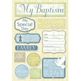 Cardstock Stickers My Baptism