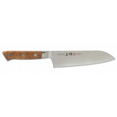 Zanmai Damascus Professional Cutlery Santoku Knife
