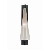 Lola One Light Wall Sconce in Rusty