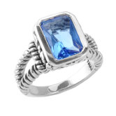 Basic Metal Crystal Ring