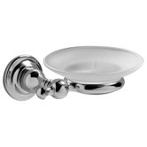 Bathroom Glass Soap Dish and Holder