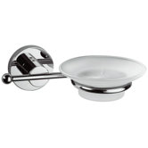 Bathroom Glass Soap Dish and Holder