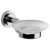 Bathroom Glass Soap Dish and Holder