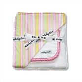 Hooded Towel Set in Connect the Dots Pink