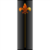 Fleur de Lis Garden Stake