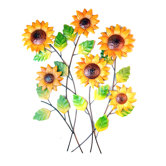 Sunflower Cluster Metal Wall Art