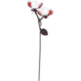 Ladybug 2 LED Solar Light in Rust