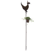 Solar Peg Light in Dark Brown