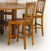 Tuscany Counter Height Barstool in Distressed Rustic Tuscany