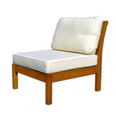Kamea Sectional Deep Seating Armless Chair with Cushion