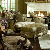 Chateau Beauvais Chair and Ottoman