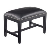 Houston Bonded Leather Bench
