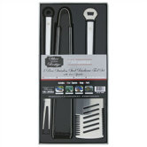 Premium Stainless Steel Barbecue Toolset (Set of 3)