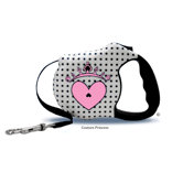 Avant Garde Couture Princess Retractable Dog Leash