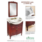 Kensington 24" Bathroom Vanity Mirror in Cinnamon