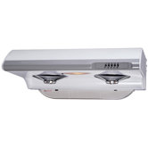 KUS1353Tornado 3-Speed 30" Self-Clean White Range Hood