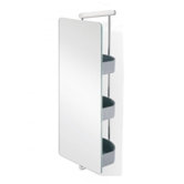 Waldorf Swivel Mirror with Shelves